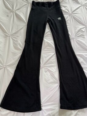 Adidas Black Flared Yoga Leggings